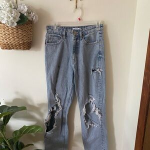 Zara Light Blue Denim Jeans